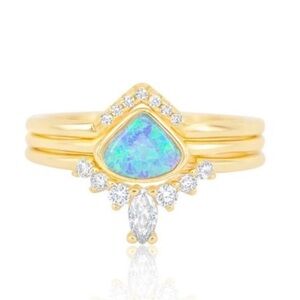 Melinda Maria Brett Opal Stacking Ring